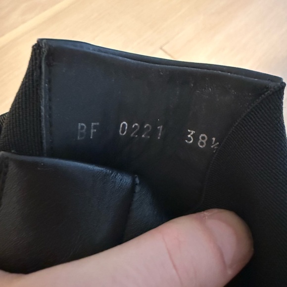 Givenchy Black Leather Chelsea Boots - Picture 5 of 7